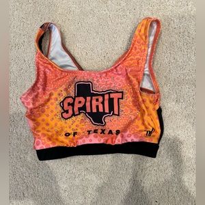 Spirit of Texas coral sports bra 2023-2024